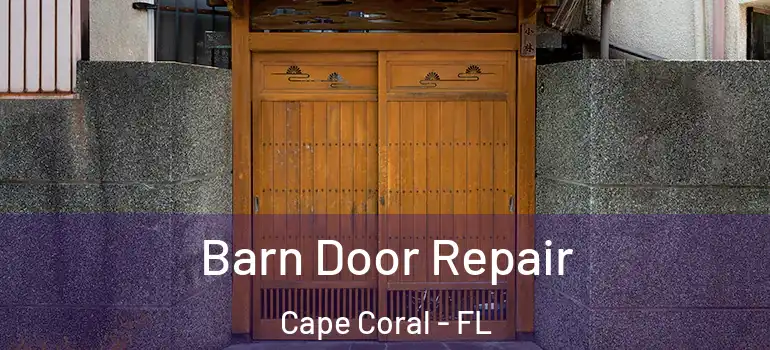  Barn Door Repair Cape Coral - FL