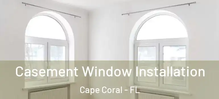  Casement Window Installation Cape Coral - FL