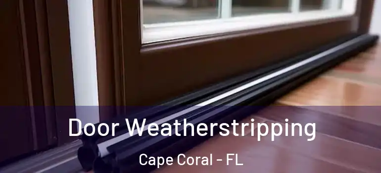  Door Weatherstripping Cape Coral - FL