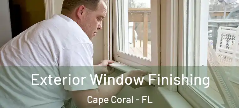  Exterior Window Finishing Cape Coral - FL