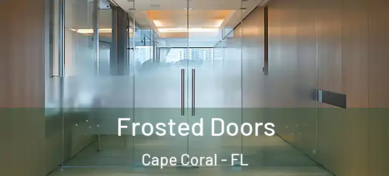  Frosted Doors Cape Coral - FL