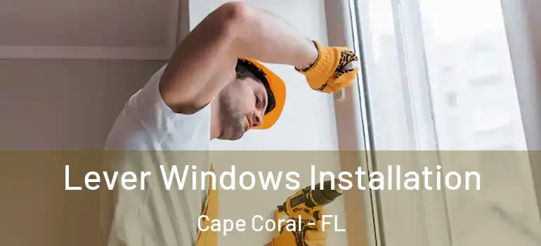  Lever Windows Installation Cape Coral - FL