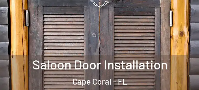  Saloon Door Installation Cape Coral - FL