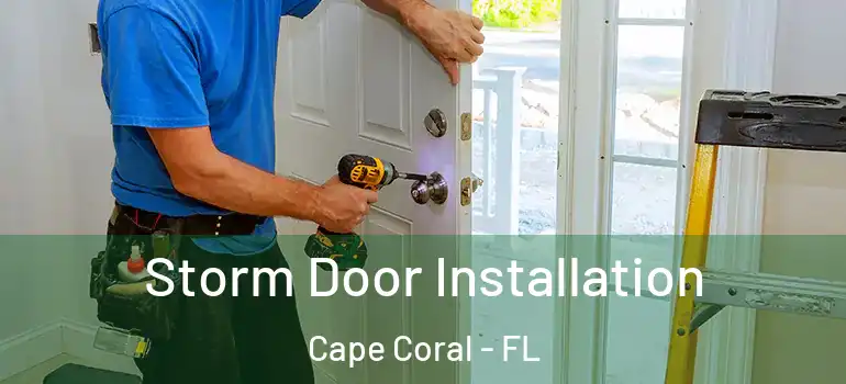 Storm Door Installation Cape Coral - FL