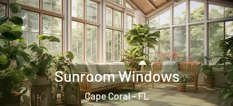  Sunroom Windows Cape Coral - FL