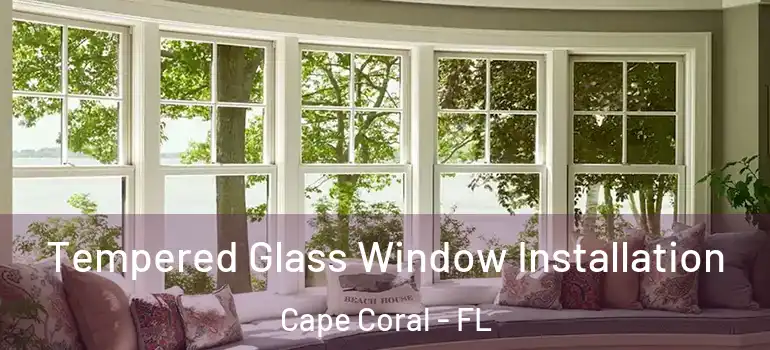  Tempered Glass Window Installation Cape Coral - FL