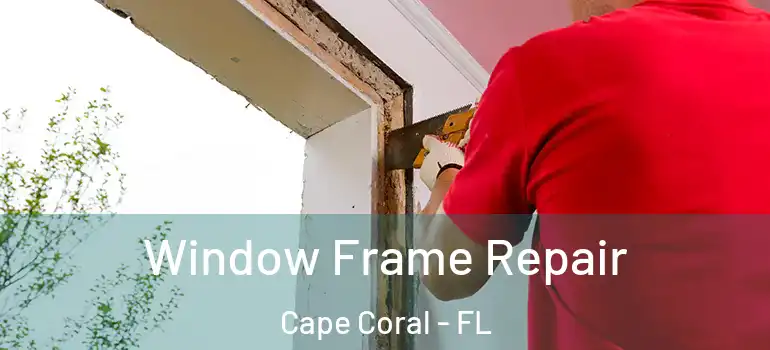  Window Frame Repair Cape Coral - FL