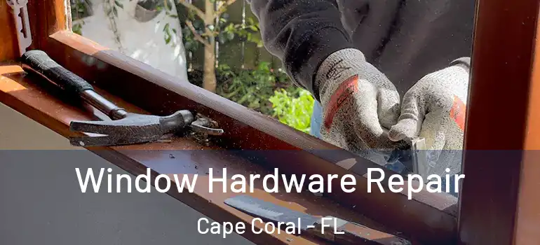  Window Hardware Repair Cape Coral - FL