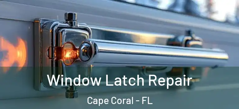  Window Latch Repair Cape Coral - FL