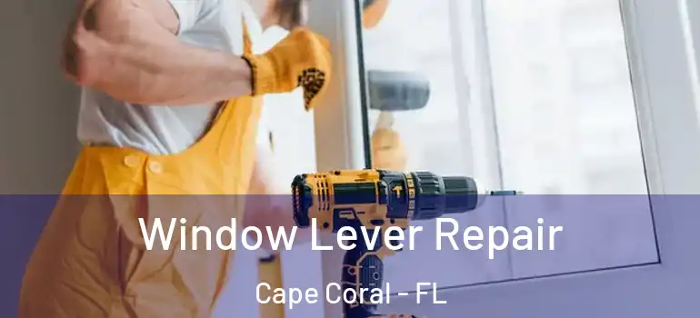  Window Lever Repair Cape Coral - FL