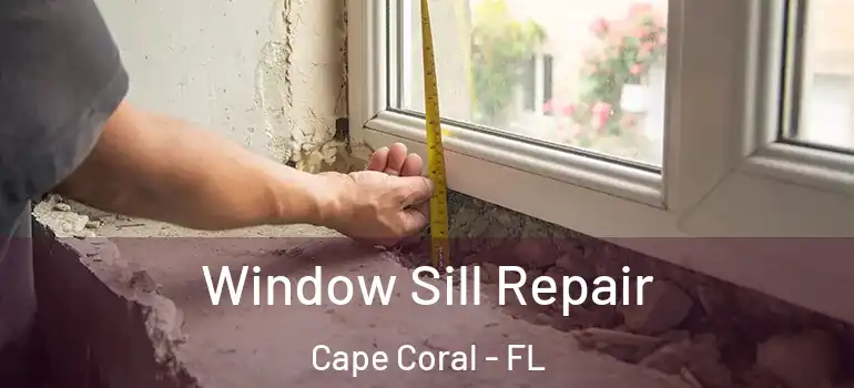  Window Sill Repair Cape Coral - FL
